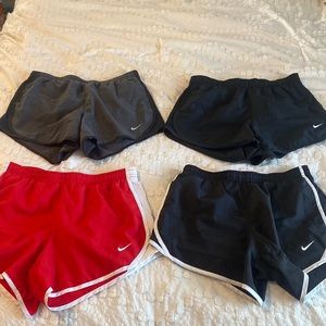 Nike athletic shorts size kids large
